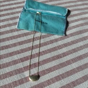 Tiffany & Co. Silver Bean Necklace